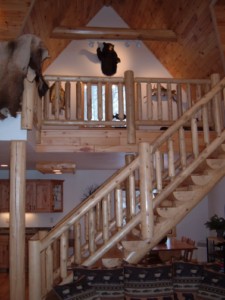 Hunting Lodge Stairs